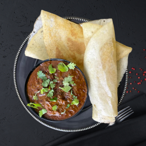 Mom's Special Chicken Curry Dosa