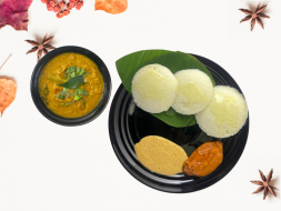 Dawangiri Special benne (Special Butter) Idli